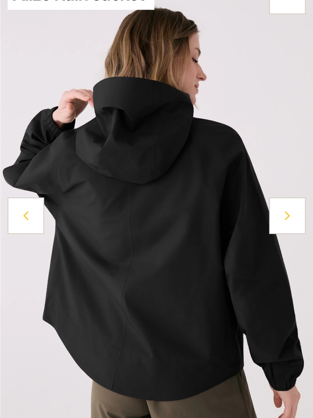 Lolë Alizé women’s raincoat hooded - Picture 9 of 10
